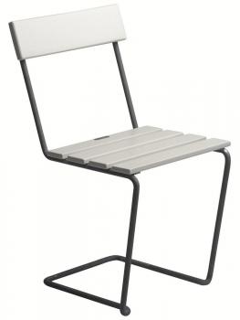 Grythyttan Stol 1 vitlack ek/varmgalv