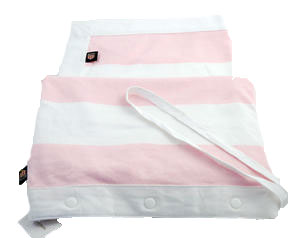 Gant baby barstripe throw soft pink