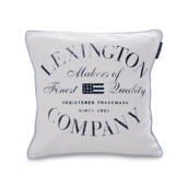 Lexington Cottage Collection Oxford Stripe Sham, White, 50x50