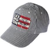 Lexington Cap Blue/white Stripe One-size