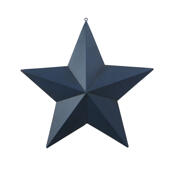 Lexington Cottage Collection Metal Star, Blue