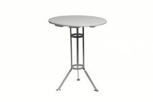 Grythyttan Trefotsbord Diam 60cm vit/zink