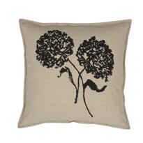 DAY Amber Flower cotton/linen black
