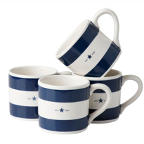 Lexington Earthenware Mug blue/white