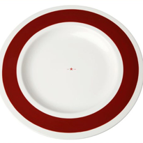Lexington Earthenware Platter red/white