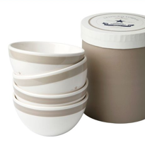 Lexington Earthenware Bowl beige/white