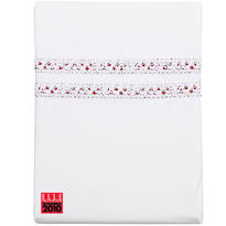 Shyness duvet Sober white/red - Skyltexemplar