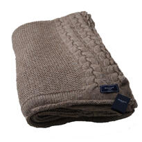 GANT Moreno Cable Throw 145x200 Seawood Melange