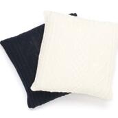 GANT FISHERMAN KNIT CUSHION 50x50 OFFWHITE