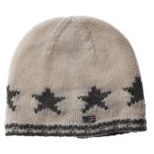 Lexington Knitted Star Hat White One-size