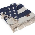 Lexington Flag Throw 130x170 blue