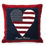 Lexington Holiday Patch Heart Sham 50x50, Multi