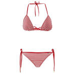Lexington Striped Bikini - Red/White