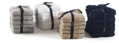 BADRUMMET - GANT - GANT MAKE UP TOWELSET 5-PACK 30x30 - WHITE 