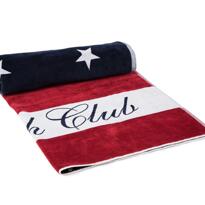Lexington Beach towel blue/red 100x180