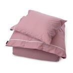Lexington Cottage Collection Poplin Printed Bedding Pillowcase, Rose/White 50x60