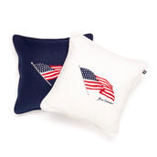 GANT FLAG CUSHION 50x50 CHINA BLUE