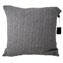 GANT Solid Cable Knit Cushion 50x50 Grey Melange