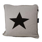 GANT Coloured Big Star Cushion 50x50 - Black coffee