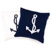 GANT ANCHOR KNIT CUSHION 50x50 NAVY