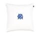 GANT CANVAS LOGO CUSHION 50x50, WHITE, RED LOGO - bild 1