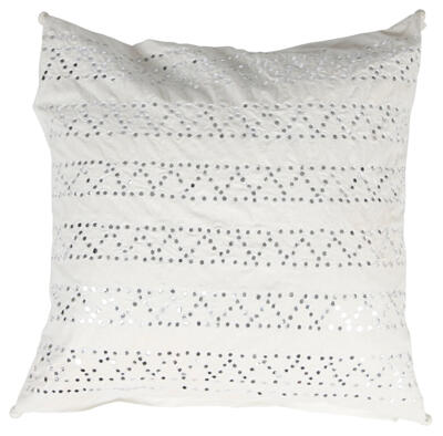 TEXTILIER - DAY HOME - DAY Pretty Drops Cushion Cover 50x50 White