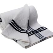 Lexington Seaside Bedspread w border 160x240 White w blue border