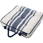 Lexington Summer Outdoor Cushion 40x40 White/Blue